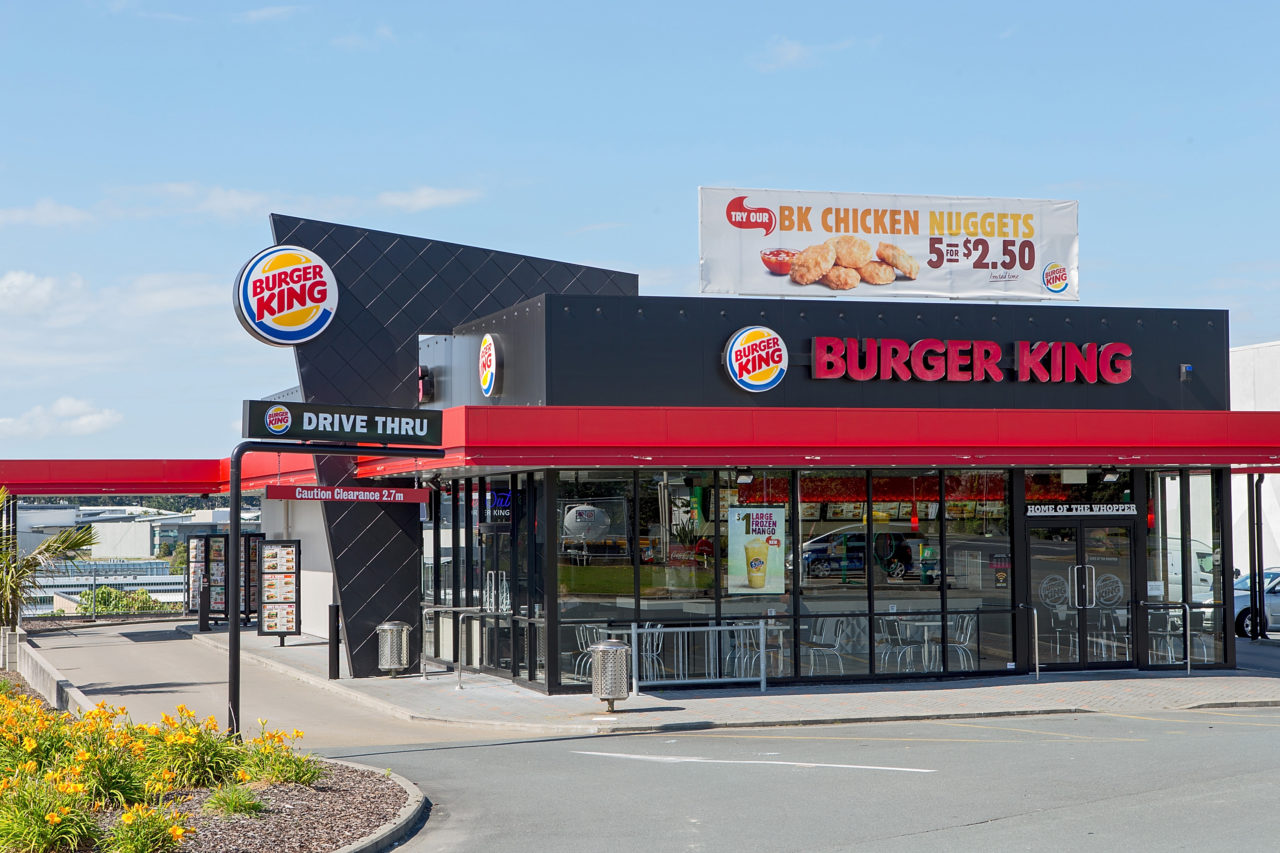 AUCKLAND, NEW ZEALAND - DECEMBER 29: Burger King Restaurant on December 29, 2014 in Auckland, New Z...