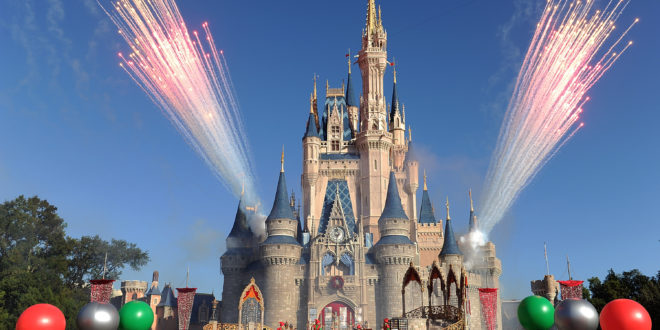 LAKE BUENA VISTA, FL - DECEMBER 06: In this handout photo provided by Disney Parks, English-Irish boy band The Wanted performs "Santa Claus is Coming To Town" while taping the Disney Parks Christmas Day Parade TV special December 6, 2013 at the Magic Kingdom park at Walt Disney World Resort in Lake Buena Vista, Florida. The 30th annual holiday telecast airs December 25 on ABC-TV. The show also will air in Canada on CBC Network, and across the globe on the American Forces Network. (Photo by Mark Ashman/Disney Parks via Getty Images)
