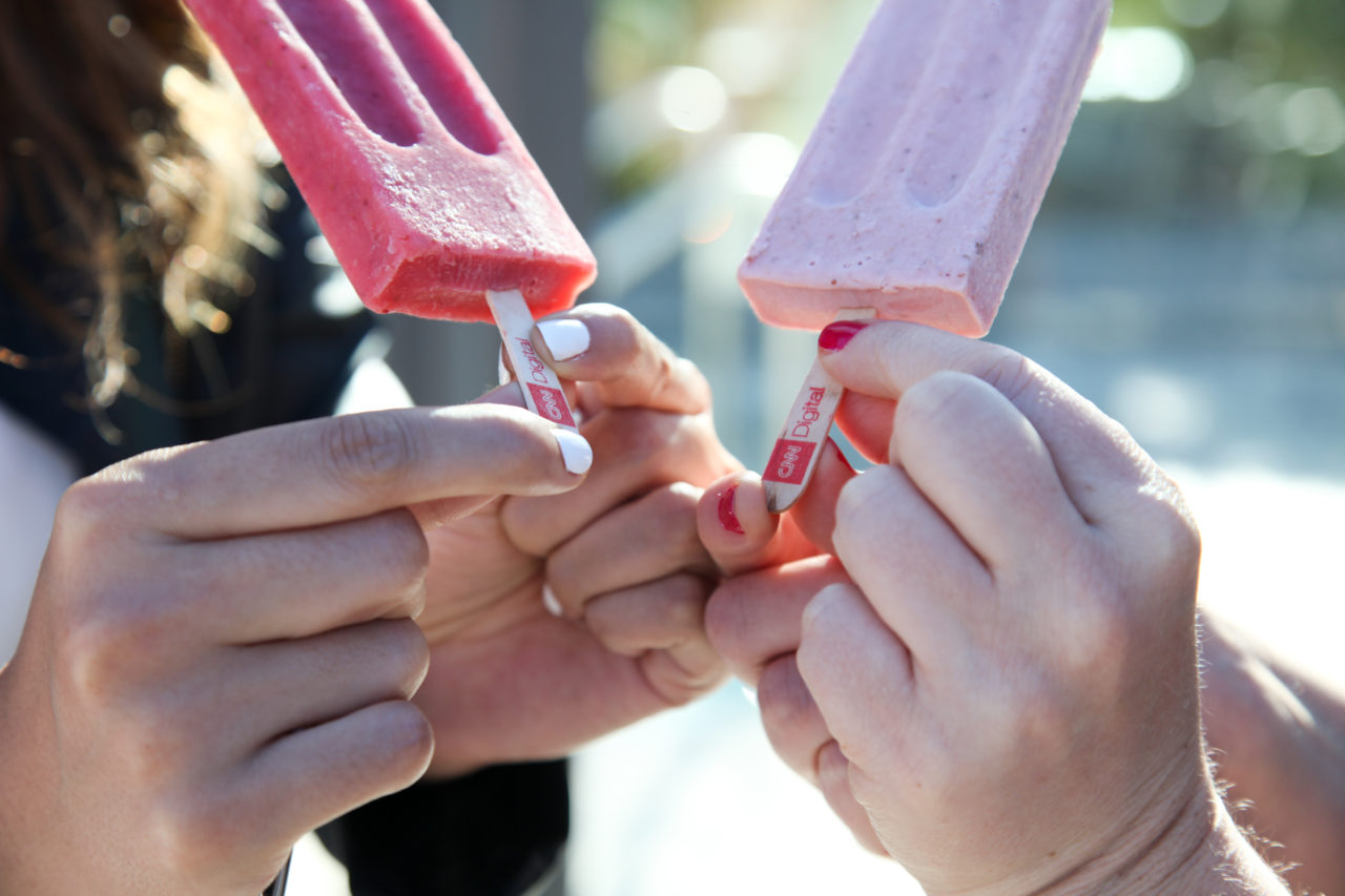 Slim Chillers Boozy Popsicles Alcoholic Popsicles (Photo by Kelly Sullivan/Getty Images for CNN)...