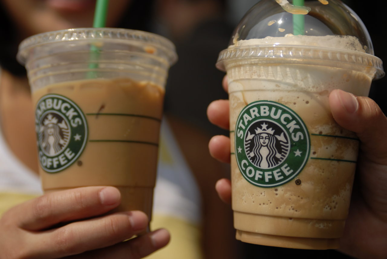 Starbucks frappuccinos...