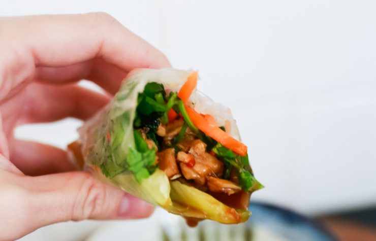 banh mi spring rolls