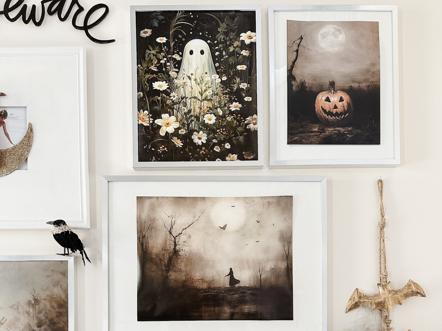 The Halloween Gallery Wall: Doable ideas to give your home a little spook