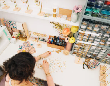 - woman craft room